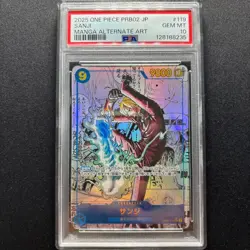 Sanji SEC-SP OP06-119 One Piece Card The Best Vol 2 PSA10 Japanese - Image 1