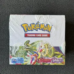 Pokemon Scarlet and Violet Base Set Booster Box New Factory Sealed - SHRINK TEAR - Image 1