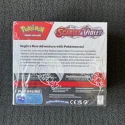 Pokemon Scarlet and Violet Base Set Booster Box New Factory Sealed - SHRINK TEAR - Image 2