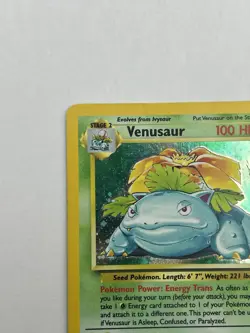 Pokemon Venusaur Holo Rare Base Set 2 18/130 - DMG - Image 4