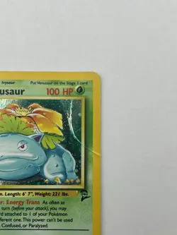 Pokemon Venusaur Holo Rare Base Set 2 18/130 - DMG - Image 5