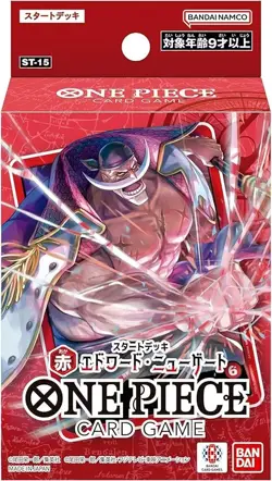 ONE PIECE Card Game Start Deck Red Edward Newgate ST-15 - Image 1
