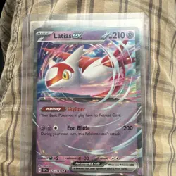Pokemon TCG Latias EX Surging Sparks Scarlet & Violet Double Rare - Image 1