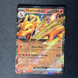 Charizard ex Pokemon Sv: 161 ⭐ Promo Blk Star ✨ Crisp NM/M ✨ Ships Free - Image 1