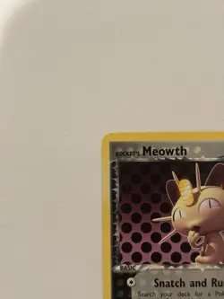 Pokemon TCG Team Rocket Returns Rocket's Meowth 46/109 2004 - Image 5