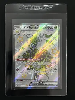 Pokemon - Espathra ex 214/091 - Paldean Fates - Full Art Ultra Rare - In hand - Image 1