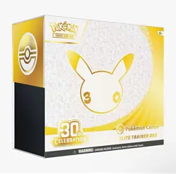 Pokemon Center Pokemon TCG 30th Celebrations Elite Trainer Box Pikachu 6+ - Image 1