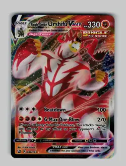 Single Strike Urshifu VMAX 086/163 Holo VMAX Rare Battle Styles Pokemon NM - Image 1