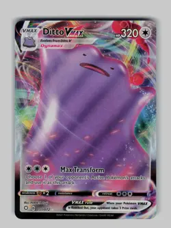 Ditto VMAX 051/072 Holo VMAX Rare Shining Fates Pokemon Near Mint - Image 1