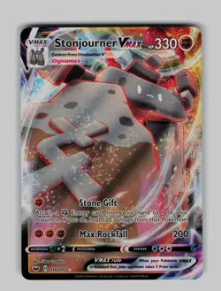 Stonjourner VMAX 116/202 Holo VMAX Rare Sword & Shield Pokemon Near Mint - Image 1