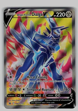 Origin Forme Dialga V SWSH255 Holo Promo Sword & Shield Promo Pokemon Near Mint - Image 1