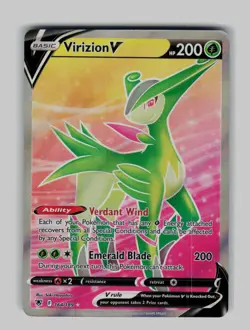 Virizion V 164/189 Ultra Rare Astral Radiance Pokemon Holo Near Mint - Image 1