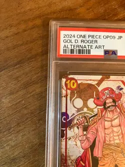 Gol D Roger SEC Parallel OP09 New Emperor One Piece Card PSA10 Japanese - Image 2