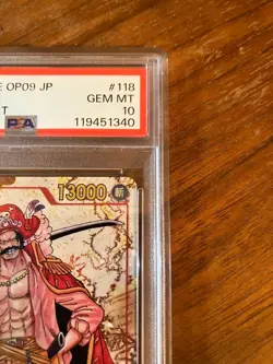 Gol D Roger SEC Parallel OP09 New Emperor One Piece Card PSA10 Japanese - Image 4