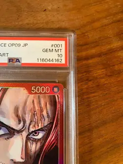 Shanks Leader Parallel OP09 New Emperor One Piece Card PSA10 Japanese - Image 4