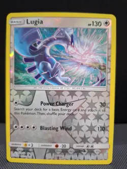 Lugia 131/181 - Pokemon - Reverse Holo Rare - Team Up Sun & Moon - Near Mint - Image 1