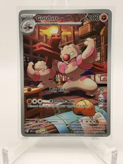 Gurdurr 126/086 Sv: Black Bolt Holo Pokemon NM ++ - Image 1