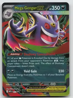 Mega Gengar ex 073 Holo ME: Mega Evolution Promo Pokemon NM AA40 - Image 1