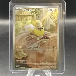 Yamper 099/094 Me02: Phantasmal Flames Full Art Ultra Rare Holo Pokemon Card NM - Image 1