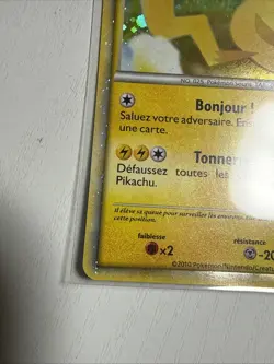 2010 Pokemon Pikachu PW French World Collection Promo Card MP - Image 5