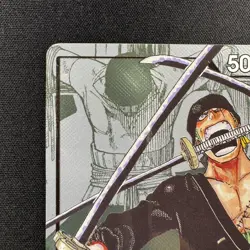 Roronoa Zoro OP01-001 L Parallel 25th Anniversary ONE PIECE Card Japanese LP - Image 2