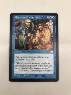 Argivian Restoration MTG Magic the Gathering Card LP Lightly Played Weatherlight - Image 1