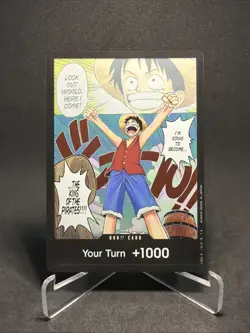 DON!! Card (Manga) (Alternate Art) Romance Dawn OP01 Luffy DON!! NM One Piece - Image 1