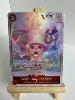Bandai One Piece Card Game Tony Tony.Chopper OP08-007 SR Full Art Holo - Image 1