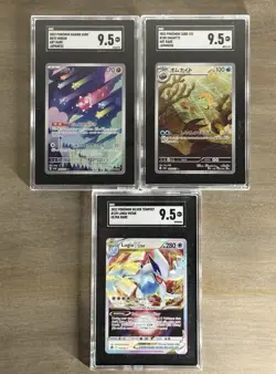 (9) SGC Graded Modern Pokemon Lot Full Art Rare Holo Gem Mint Must See - Image 4