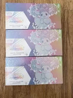 Pokemon Prismatic Evolutions Super Premium Collection SPC **NEW** Sealed x3 🚚✅ - Image 1