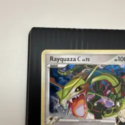 2009 Pokemon Rayquaza C Lv.73 Halo 8/147 Supreme Victors Cynthia's Rare WOTC Era - Image 4