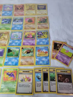 VTG Pokemon TCG Fossil Lot Of 38 +2 1st Editions - Most NM Couple MP - Image 1