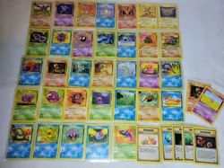 VTG Pokemon TCG Fossil Lot Of 38 +2 1st Editions - Most NM Couple MP - Image 2