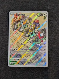 Pokemon TCG Cyclizar Paradox Rift 215/182 Holo Illustration Rare - Image 1