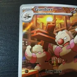 Gurdurr 126/086 Holo Illustration Rare Black Bolt Pokemon - Image 2