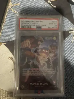 One Piece CCG Monkey.D.Luffy PSA 10 Exclusive Promo Card - Image 1