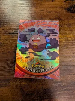 Koffing #109 Topps TV Animation Edition Holo Pokemon Card - Image 1