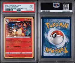 Pokemon TCG Cards Charizard 025/185 Vivid Voltage Cracked Ice Promo PSA 9 - Image 3