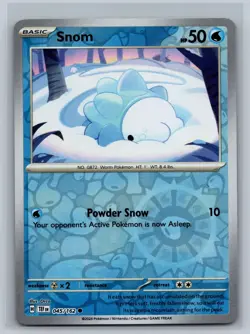 Snom 045/162 Common Temporal Forces Pokemon Card Reverse Holo Near Mint - Image 1