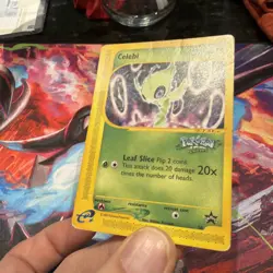 Pokemon Card PL WOTC Black Star Promo Celebi 50 Pokemon 4EVER Promo HP - Image 2