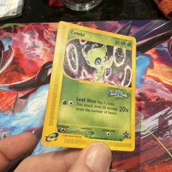 Pokemon Card PL WOTC Black Star Promo Celebi 50 Pokemon 4EVER Promo HP - Image 3