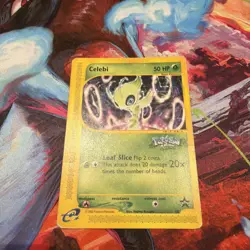 Pokemon Card PL WOTC Black Star Promo Celebi 50 Pokemon 4EVER Promo HP - Image 4