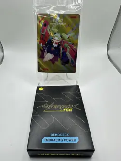 Cyberpunk TCG Rebecca Anime Expo *SEALED* PROMO Card with Demo Deck - Image 1