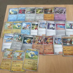 24 Scarlett And Violet Base Pokemon Cards Holos Rares Reverse 1 - Image 1