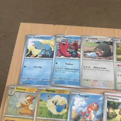 24 Scarlett And Violet Base Pokemon Cards Holos Rares Reverse 1 - Image 2