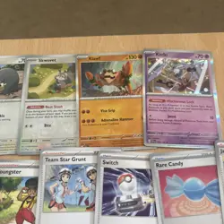 24 Scarlett And Violet Base Pokemon Cards Holos Rares Reverse 1 - Image 4