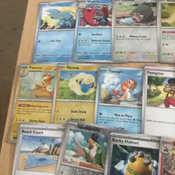 24 Scarlett And Violet Base Pokemon Cards Holos Rares Reverse 1 - Image 5