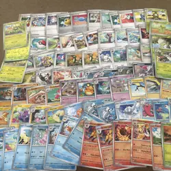 80 Scarlett And Violet Base Set Pokemon Cards No Duplicates Rare Holo 2 - Image 1