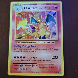 Pokemon TCG Charizard XY Evolutions Holo Rare Card 11/108 NM Condition - Image 1