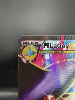 M Latios EX 102/108 XY Roaring Skies Pokemon Card Full Art Mega Holo - LP - Image 2